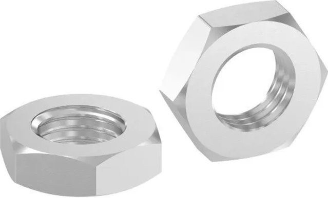 FeNau Sechskantmutter M20 DIN 936 aus Edelstahl in Silber - Bild 1