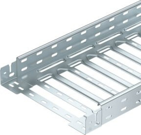 OBO Bettermann Kabelrinne MKSM 610 FT in Silber, B/H/L: 100 x 60 x 3050 mm - Bild 1