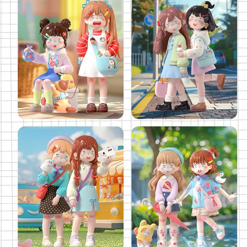 SUKI My Friends Serie Blind Box Mystery Box Kawaii Figuren zur Dekoration in Mehrfarbig - Bild 1