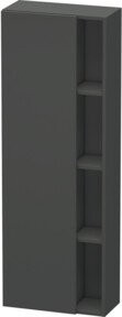 Duravit Hochschrank DuraStyle in Graphit Matt mit Tür links, B/T/H: 50 x 24 x 140 cm - Bild 1