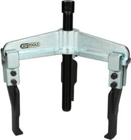 KS Tools Universal-Abzieher 3-armig mit extrem schlanken Haken in Silber aus Stahl, 60-200mm - Bild 1