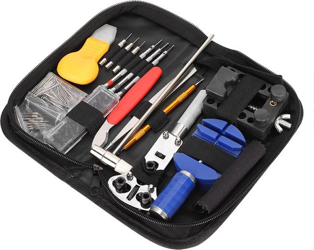 TOMTOP JMS Uhrenreparaturset, Uhrenbatterie-Austausch-Werkzeugset - Bild 1
