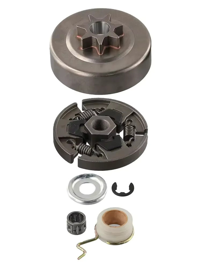 Stihl Ersatz-Kettenrad-Kupplungstrommel-Set in Silber für Kettensägen Modelle 018 023 025 MS170 MS180 MS210 MS230 MS250 - Bild 4