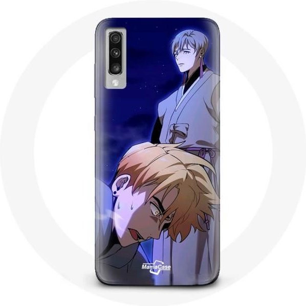Handyhülle für Samsung Galaxy A70 mit BTS Fates Chakho Zeha und Haru Design in Schwarz und Multicolour - Bild 1