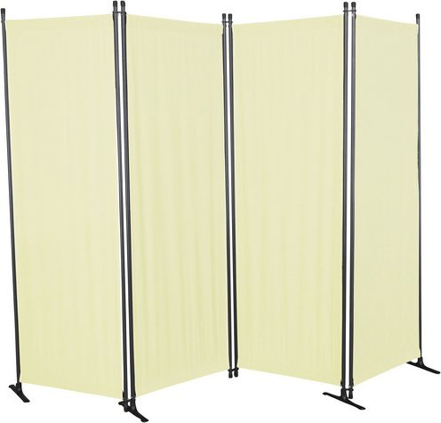 Sichtschutz Paravent von ANGERER FREIZEITMÖBEL aus Stahl und Polyethylen in Beige, H: 165 cm, B: 220 cm - Bild 1