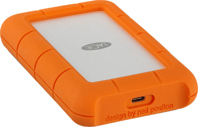LaCie Rugged Externe Festplatte 5 TB USB-C Silber Orange - Bild 2