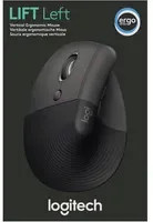 Logitech Lift Vertikale ergonomische Maus für Linkshänder in Graphit und Schwarz mit Bluetooth und USB-Empfänger - Bild 2