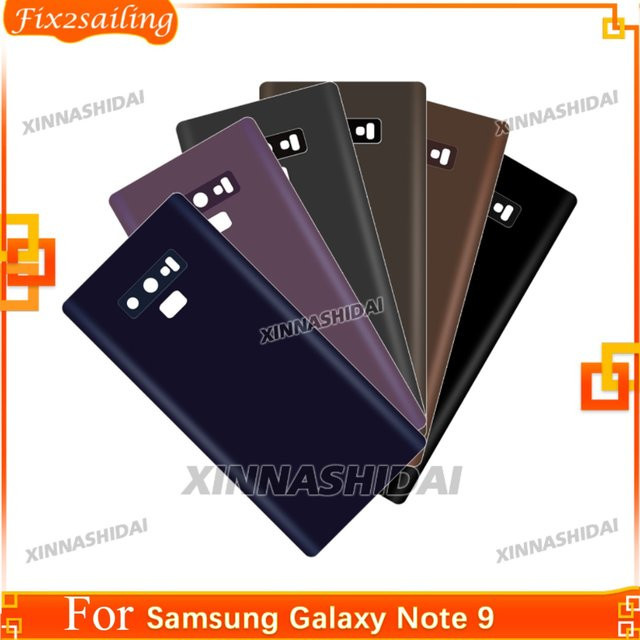 Ersatz-Batterieabdeckung in Schwarz für Samsung Galaxy Note 9 als hochwertiges Batteriegehäuse und Rahmen - Bild 1