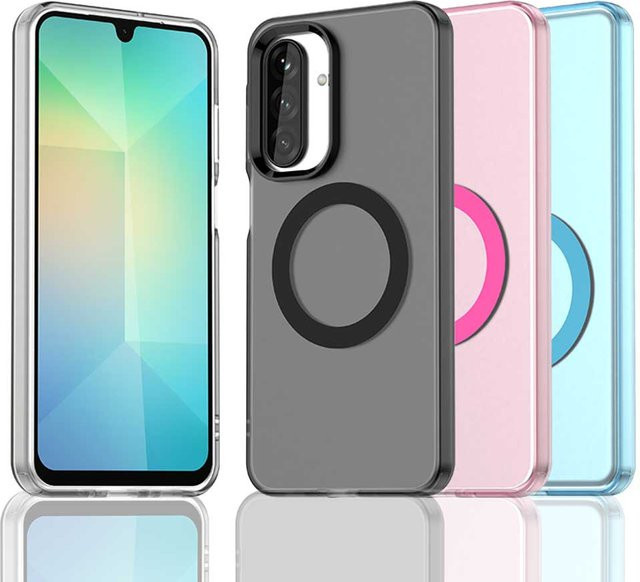 Transparentes Samsung Galaxy Handycase in Candy Farben für verschiedene Modelle wie A17 A07 A16 A06 A15 A55 A05S A05 A35 A25 A36 A56 A26 - Bild 1