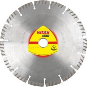 Klingspor Diamanttrennscheibe DT 350 BT in Silber, Durchmesser: 115 mm, Bohrung: 22,23 mm, Dicke: 2,4 mm, Standard Turbo mit 8 Segmenten - Bild 1