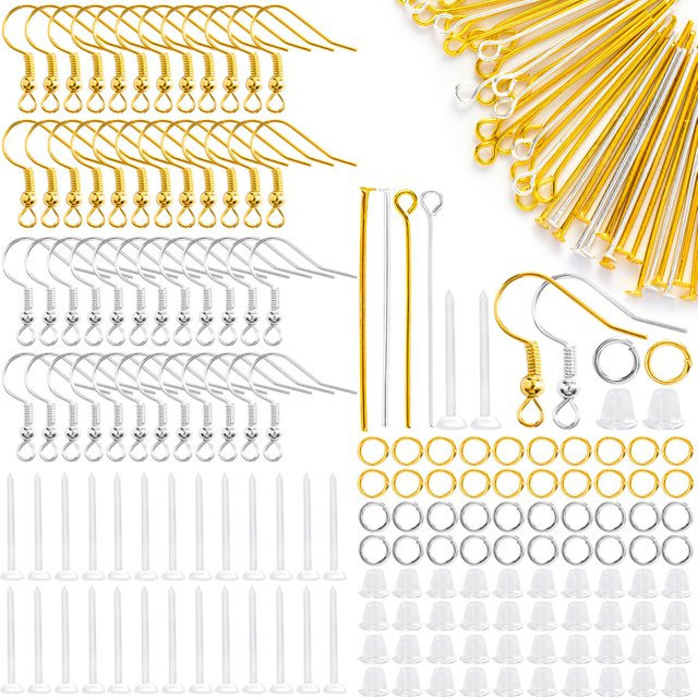 QIAO Ohrring-Haken-Set, 1200 Stück, DIY-Schmuckzubehör - Bild 1