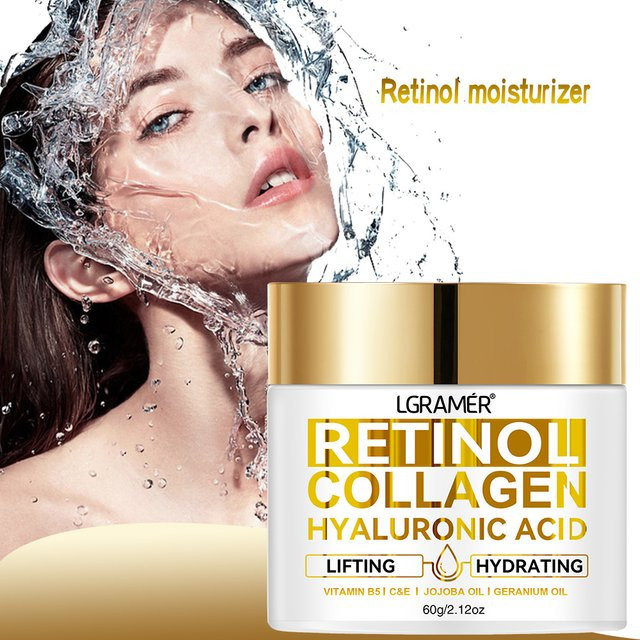 LGRAMER Retinol-Gesichtscreme mit Kollagen und Hyaluronsäure, Unisex - Bild 1