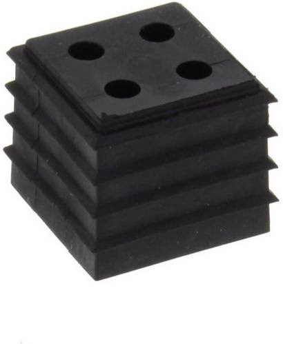 Wiska CDKG 4x2-3 HB BK Dichteinsatz aus Kunststoff in Schwarz, 10 Stück - Bild 1
