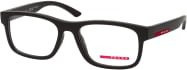 Prada PS 04QV Korrektionsbrille, Quadratisch, Vollrand, Black, Herren - Bild 1