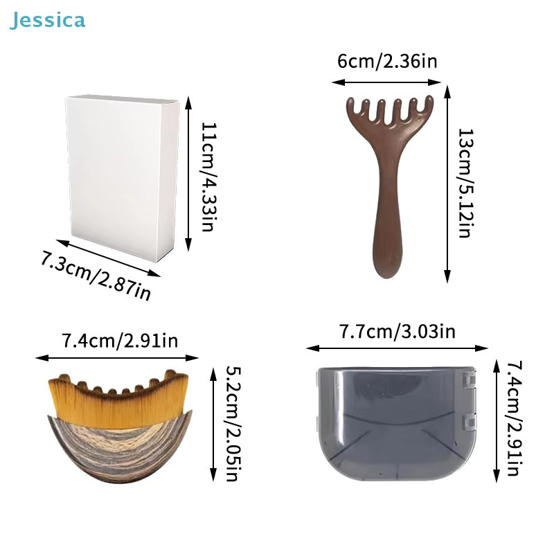 Jessica Gesichtskonturierende Lymphmassagebürste, Gesicht - Bild 3