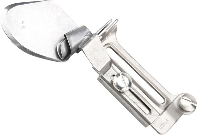 DIYelecs Overlock-Einfasser Saumfuß und Einfassvorrichtung für industrielle Flachbettnähmaschinen in Weiß - Bild 1
