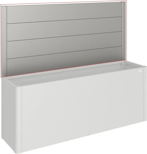 Biohort Sichtschutz für Hochbeet ohne Acrylglas in Quarzgrau-Metallic, Breite: 400 cm, Höhe: 100 cm - Bild 1