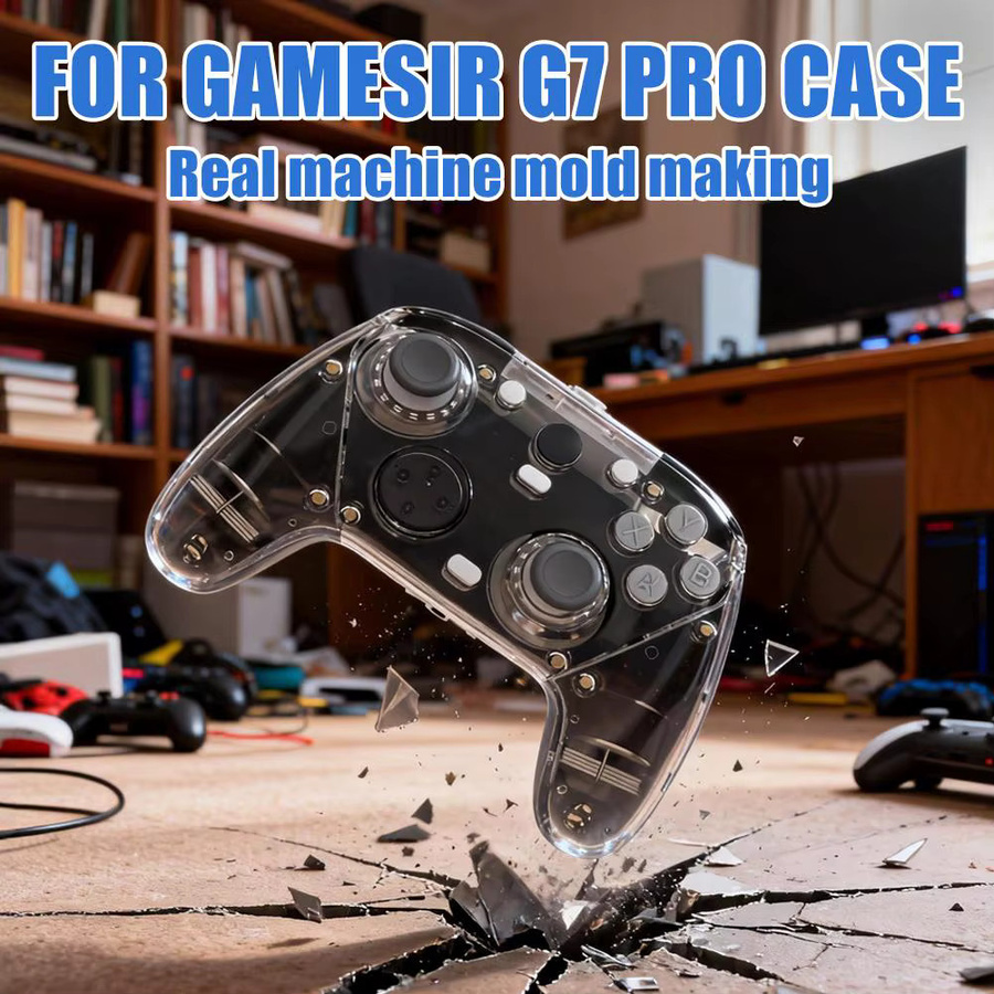 Transparente Schutzhülle für GameSir G7 Pro Controller als Ersatzgehäuse und magnetische Frontabdeckung zum Schutz vor Staub und Wasser - Bild 2