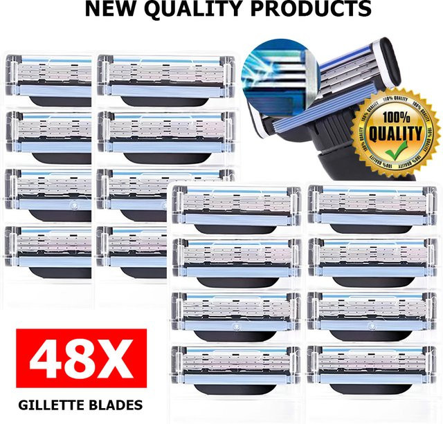 Gillette Mach 3 Rasierklingen Ersatz, 48 Stück, Herren - Bild 1