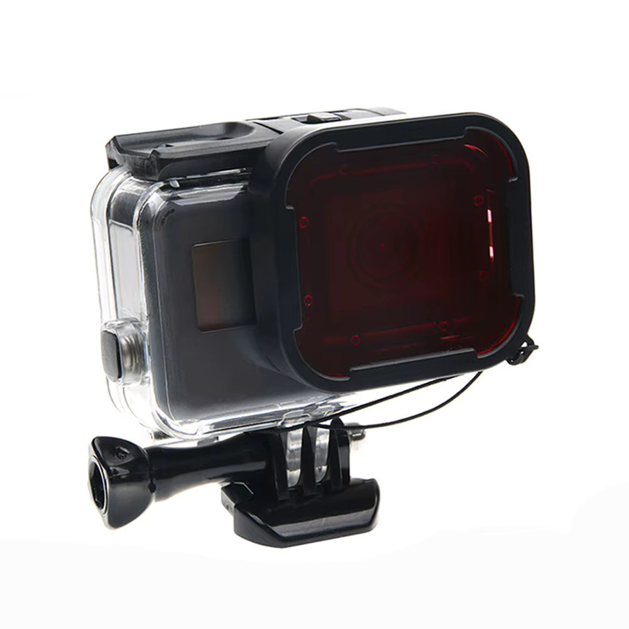 GoPro Tauchfilter mit Objektivdeckel für Hero 5, Hero 6 und Hero 7 in Rot, Lila und Rosa - Bild 2