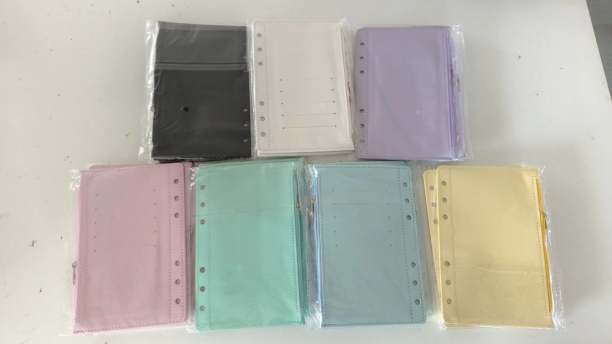 Coliky A6 6-Ring Notebook Binder aus PVC in Rosa - Bild 2