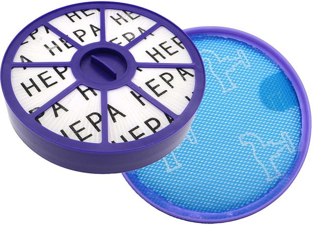 Dyson HEPA-Filter-Set für DC19 DC20 DC21 DC29 Staubsauger mit Vor- und Rückmotorfilter in Blau - Bild 1