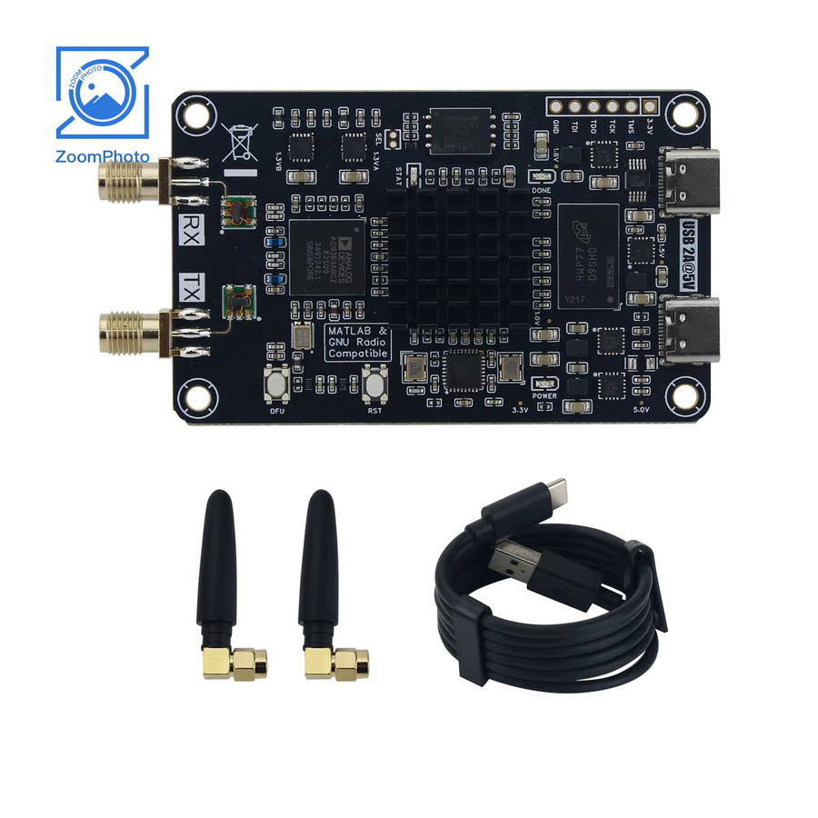 MOTOZERUI Zynq7010 AD9363 SDR Software Defined Radio Development Board für PlutoSDR Nano in Schwarz - Bild 2