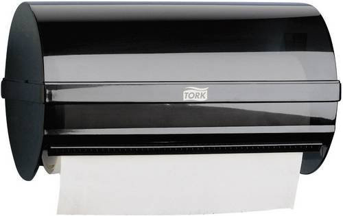 Tork Vario Papierhandtuchspender aus Kunststoff in Schwarz, Wandmontage - Bild 1