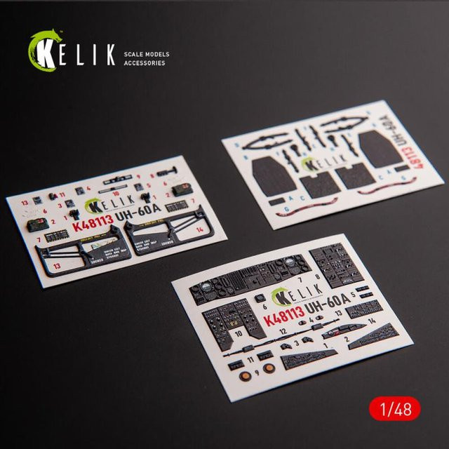 ICM UH-60A Black Hawk - Type 1 - Interior 3D-Decals - Bild 1
