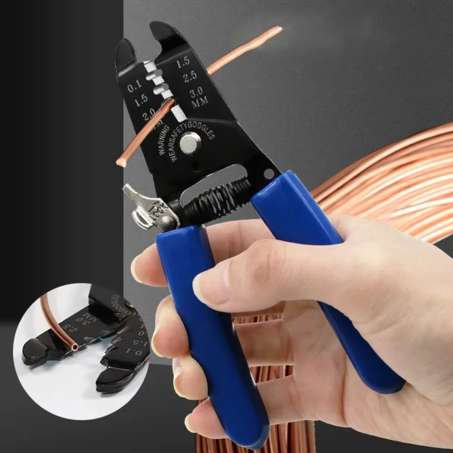 Kapillarrohrschneider und Kupferrohrschere Blau für die Wartung von Kühlgeräten und Reparaturen an 3mm Kupferrohren - Bild 2