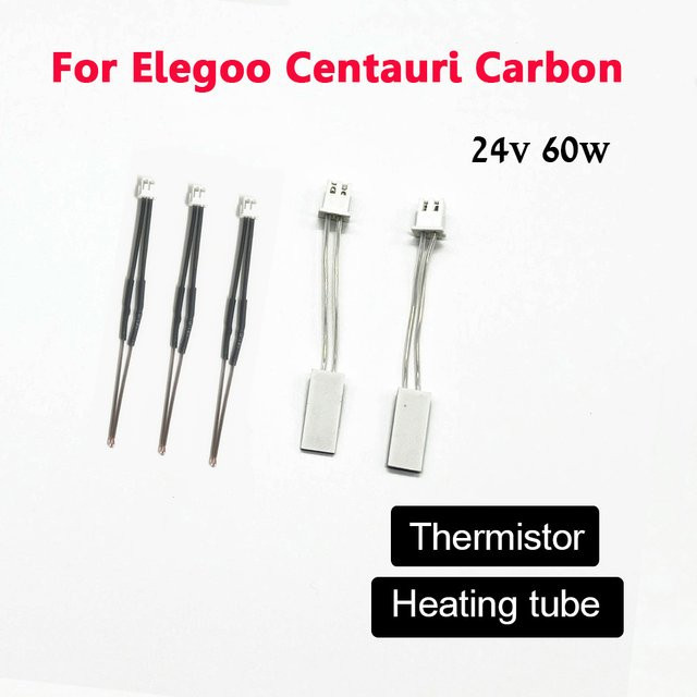 Elegoo Thermistor und Keramik-Heizrohr für Centauri Carbon 3D-Drucker Hotend, 24V 60W - Bild 1