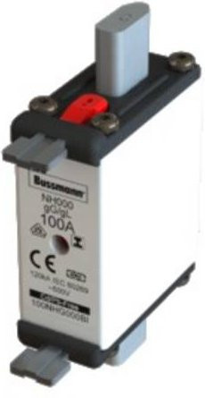 Eaton NH-Sicherung 10NHG000BI mit mechanischer Sicherungsanzeige, Größe 000, 10A, 500V, Weiß, 3er-Set - Bild 1
