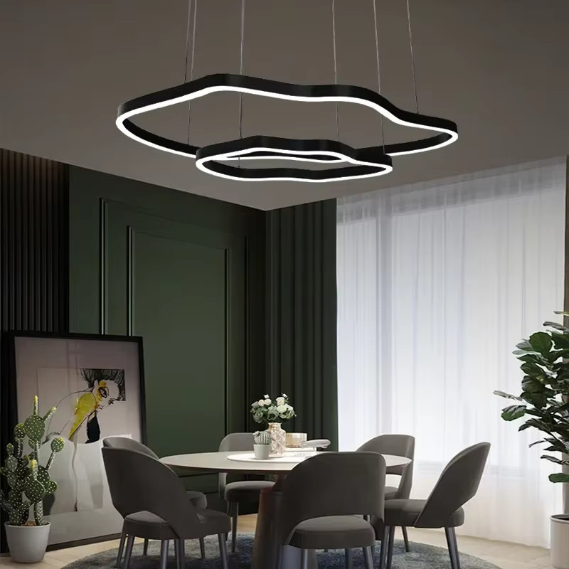 Moderne Pendelleuchte TAONUANSHU in Gold/Messing für dein Wohnzimmer - Bild 2