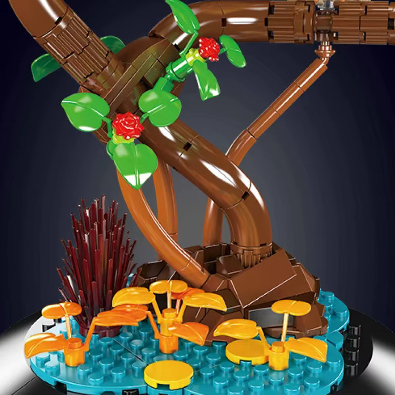 Mould King 10150 Papagei Bauset aus der Tierserie mit 1052 Teilen, bunte Mini-Bausteine für kreative MOC-Modelle - Bild 4