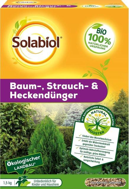 Solabiol Baum-, Strauch & Heckendünger, 1,5 kg - Bild 1
