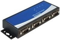 DeLock USB 2.0 zu 4 x serieller RS-422/485 Adapter in Schwarz (87587) - Bild 1