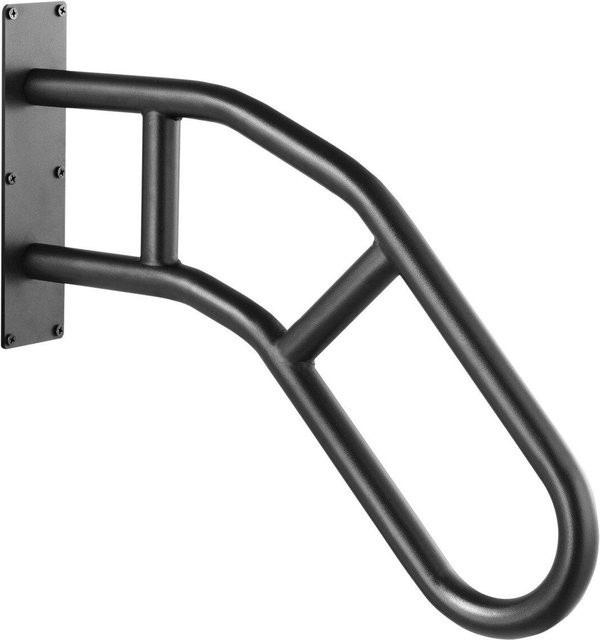 Sicherheitsgeländer für Außentreppen von Buying Solutions, MB, Handlauf aus Edelstahl in Schwarz Matt zur Wandmontage für 1-3 Stufen, B/T/H: 240 x 45 x 8 cm - Bild 1