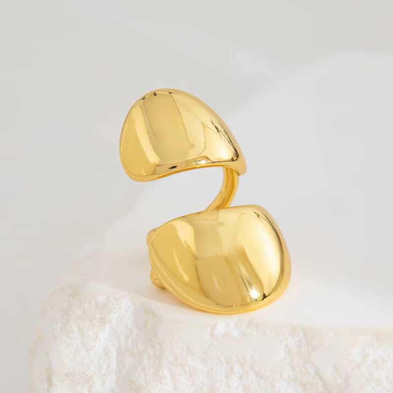 sharelucky Ohrclip, C-förmig, Gold, Damen - Bild 2