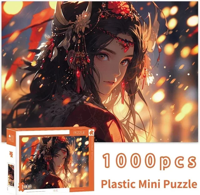 MaxRenard Puzzle, Chinesischen Alten Stil Charakter Malerei, 1.000 Teile - Bild 1