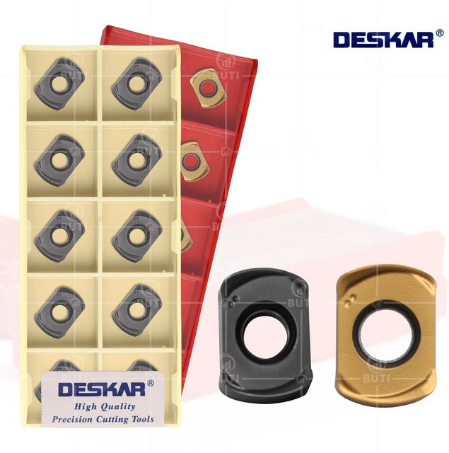 DESKAR BLMP-Serie Numerische Steuerungsfräsklingen BLMP0603R-M LF6018/6028 Doppelseitige Schnellvorschub-Fräseinsätze für Metall - Bild 1
