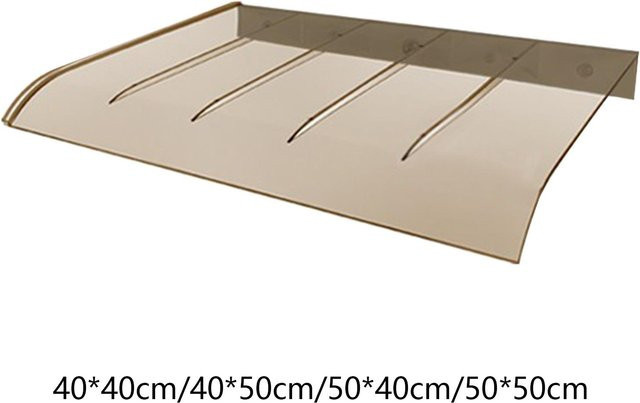 Homyl Markise als Baldachin für Fenster und Türen, transparenter Sonnenschutz für Garage, Balkon und Garten - Bild 1
