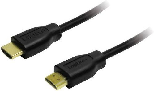 LogiLink HDMI-Kabel High Speed mit Ethernet 4K UHD Schwarz Gold Länge: 20 m - Bild 1