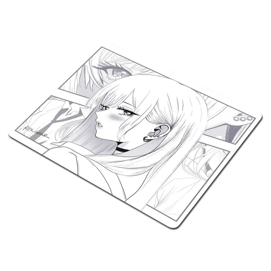 HYBXAXC Mauspad Marin Kitagawa Anime Girl Schreibtischunterlage Schwarz B: 45 cm, T: 40 cm - Bild 3