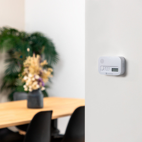 Smartwares Kohlenmonoxidmelder FGA-1304 mit digitaler Anzeige und 10 Jahren Lebensdauer in Weiss - Bild 2