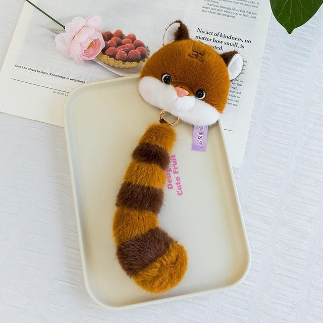 Schlüsselanhänger Roter Panda, Plüsch, Unisex - Bild 1