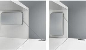 Hettich Klappenhalter Lift Mini mit Federkraft 60N in Silber - Bild 1