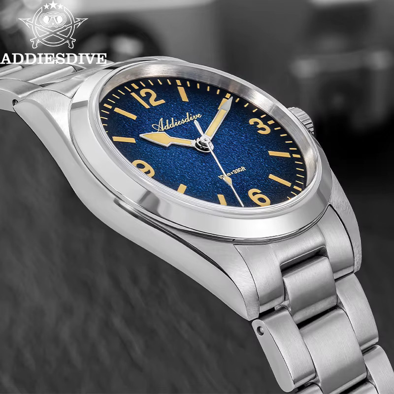 ADDIESDIVE Armbanduhr, Quarz, Edelstahl, Saphirglas, 10 ATM, Herren - Bild 5