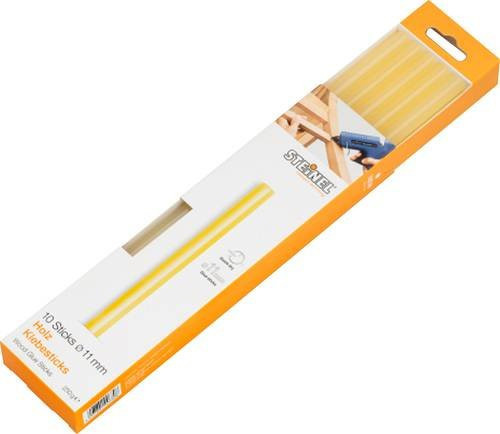 Steinel Holz-Klebesticks transparent-gelb, Durchmesser: 11 mm, 10 Stück (250 g) - Bild 1