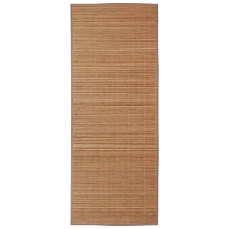 vidaXL Rechteckiger Brauner Bambusteppich, B: 120 cm, T: 180 cm - Bild 2