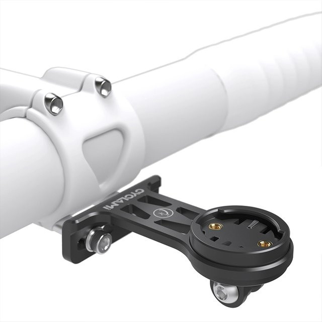 CYCLAMI Out-Front Mount Fahrradlenkerhalterung für Sport Action Kameras und Garmin XOSS G+ IGPSPORT RAVEMEN in Schwarz - Bild 1